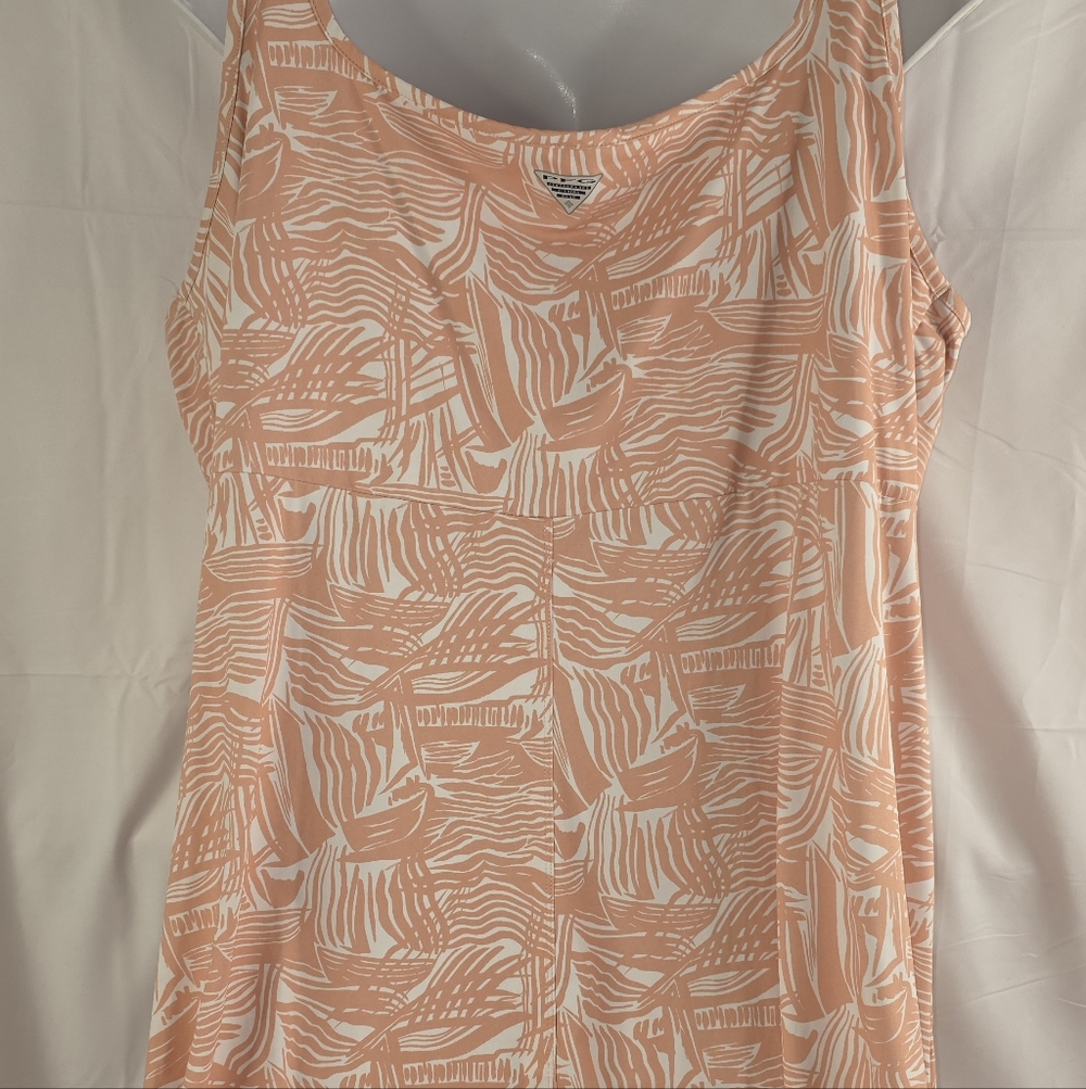 Columbia Sportswear Women's PFG Fishing Dress Size 3X Peach White AE-0972 - Picture 4 of 10